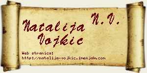 Natalija Vojkić vizit kartica